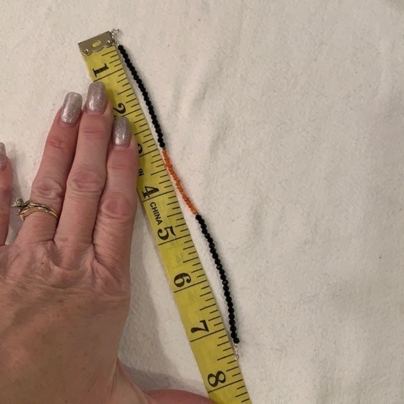 💐5/25 Sterling silver clasp delicate small seed bead delicate bracelet - Picture 2 of 6